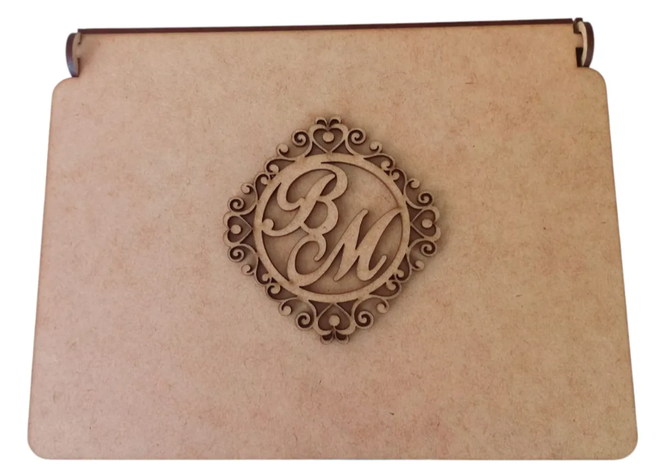 12 Caixas 20x16 Convite Padrinhos Casamento Em Mdf