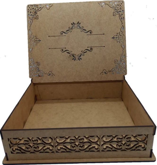 Kit 10 Caixas 27x23x10 Casamento Lembrança Padrinhos Mdf